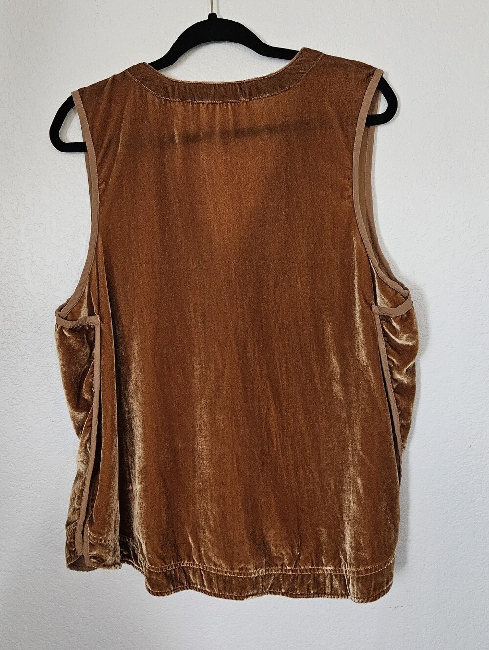 Free People We The Free Velvet South Side Shirt - Amber | L - Picture 4 of 8